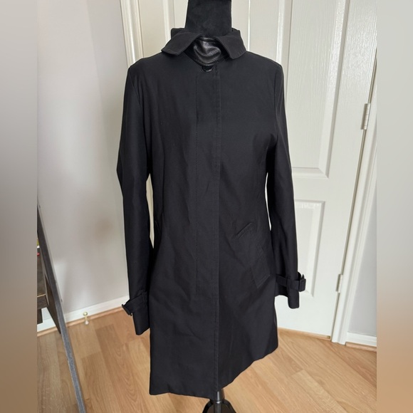 COACH Hidden Button Closure Trench Coat Size Small VGUC - Picture 1 of 9